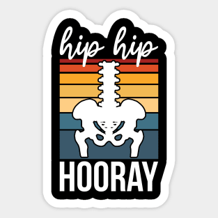 hip hip hurray Sticker
